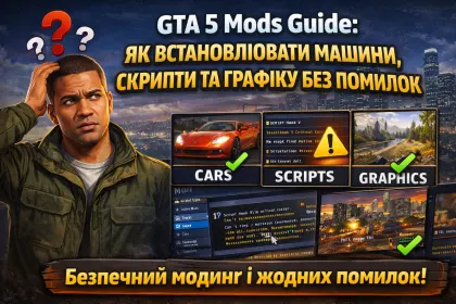 GTA 5 Mods Guide: як встановлювати машини, скрипти та графіку без помилок