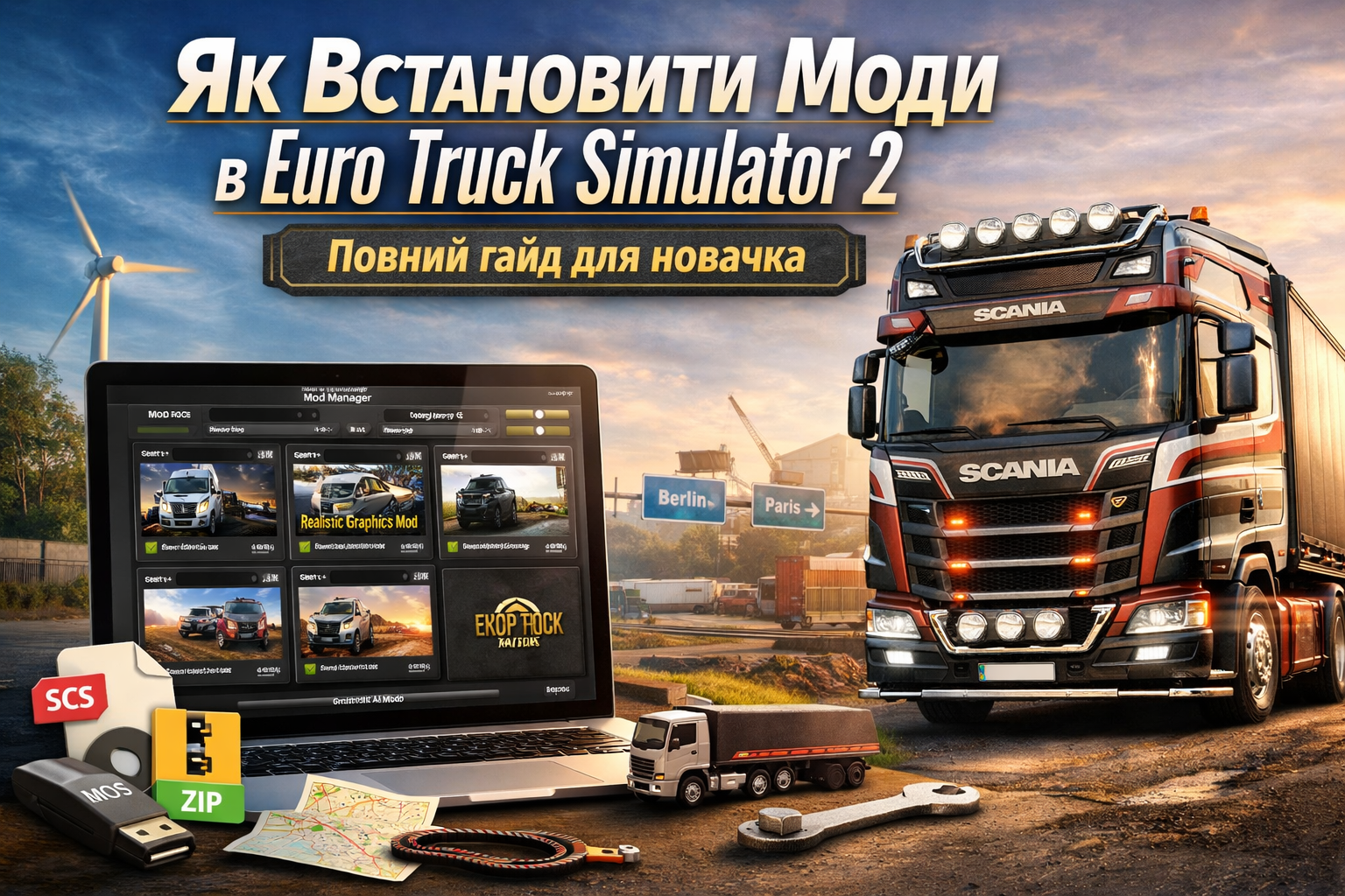 Як встановити моди в Euro Truck Simulator 2: повний гайд для новачка