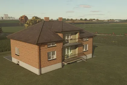 Comfortable European House for Farming Simulator 25 — 1