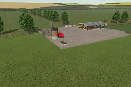 Unglaubliche Kuhfarm mit leistungsstarken Traktoren für Farming Simulator 25 — 4