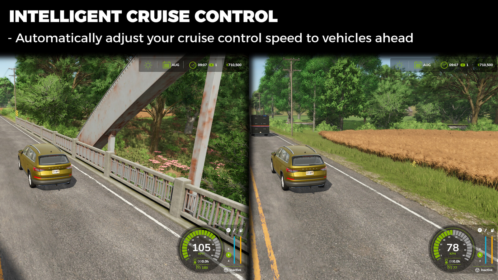 Intelligent Assistance System for Tractors for Farming Simulator 25 - Screenshots