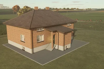 Comfortable European House for Farming Simulator 25 — 2