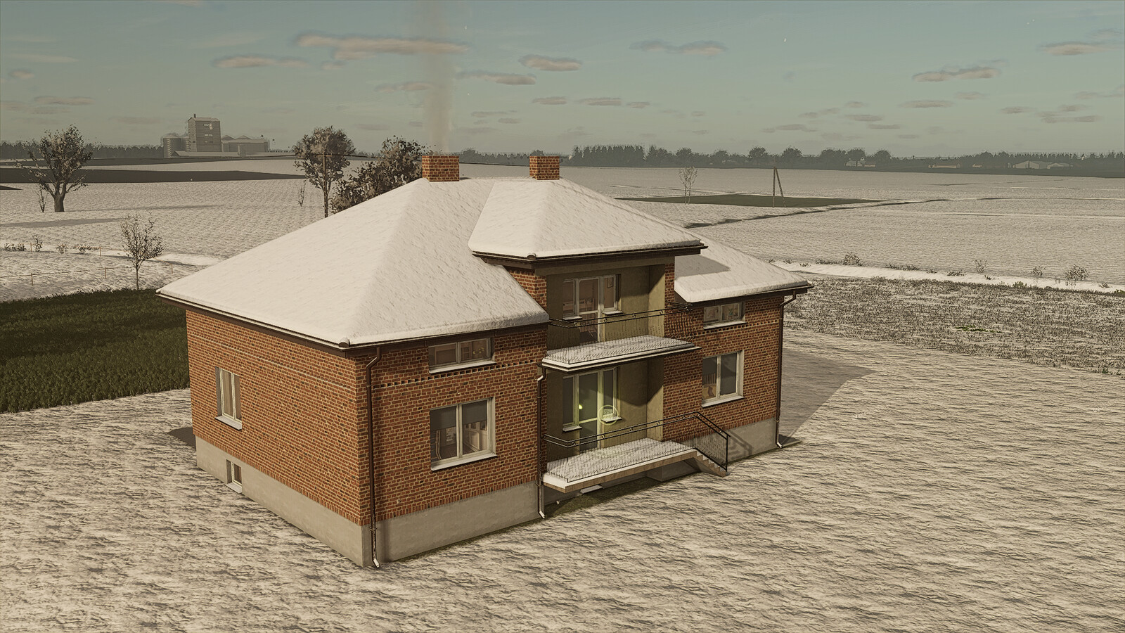 Comfortable European House for Farming Simulator 25 - Screenshots