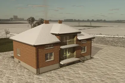 Comfortable European House for Farming Simulator 25 — 3