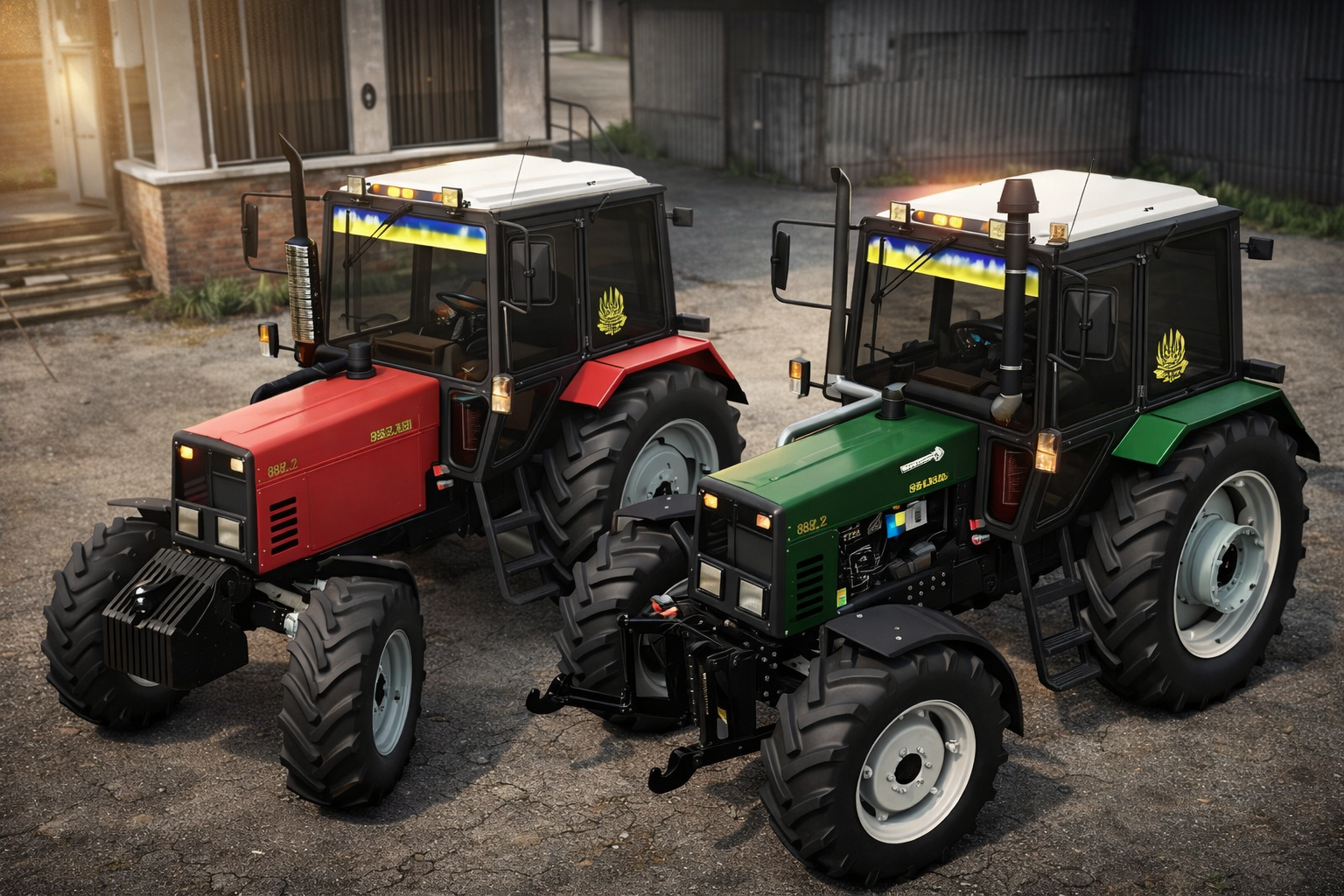 Мод на трактор MTZ 892 UA v1.0.0.0 для Farming Simulator 25