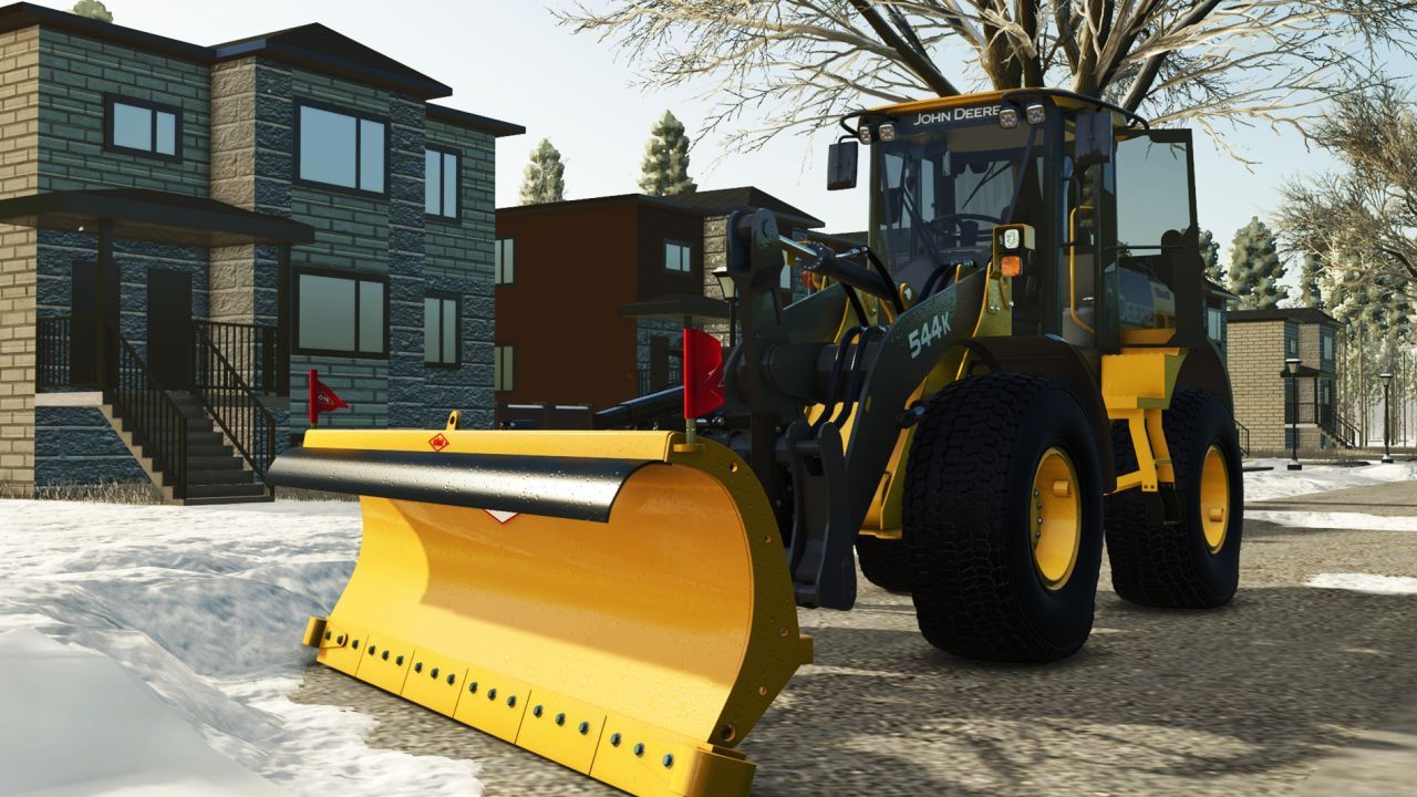 Mocny Ładowacz Czołowy John Deere 544K do Farming Simulator 25