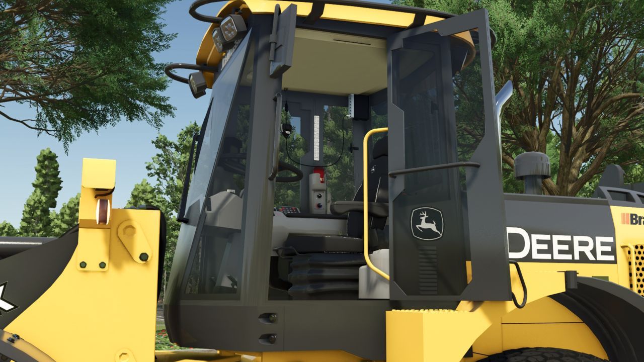 Потужний Фронтальний Навантажувач John Deere 544K для Farming Simulator 25 - Скріншоти