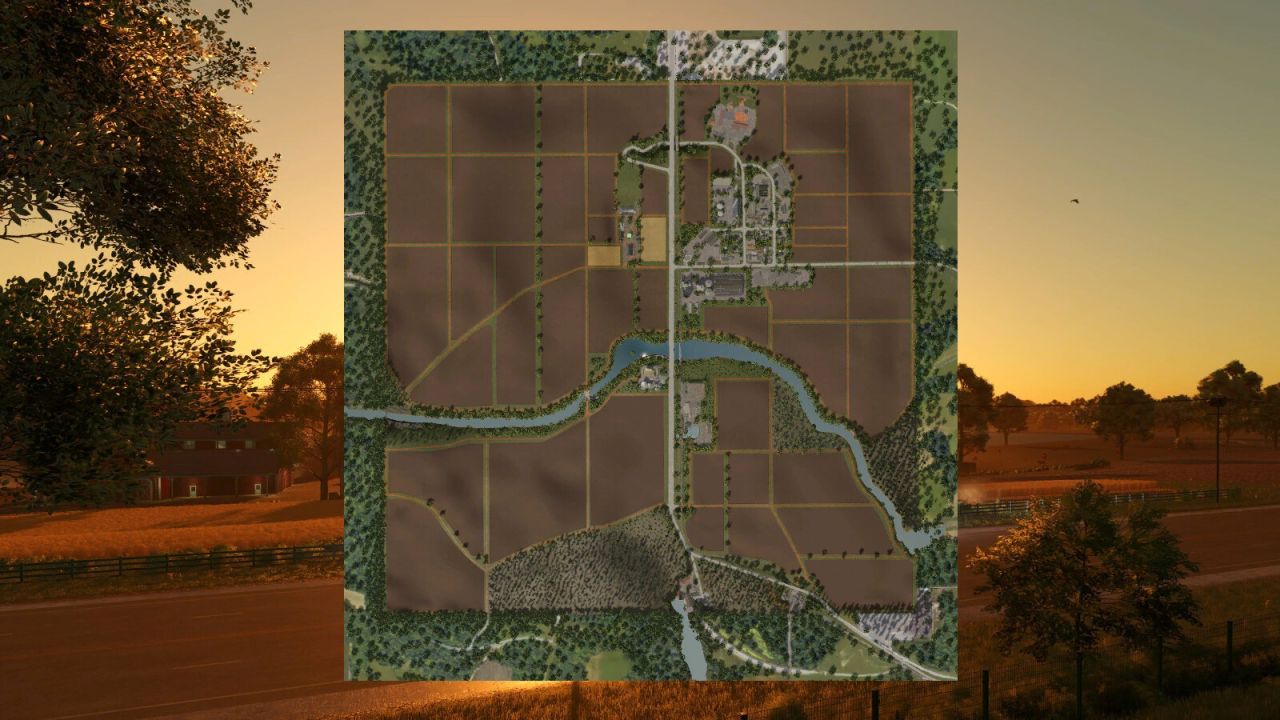 Карта Redstone County для Farming Simulator 25