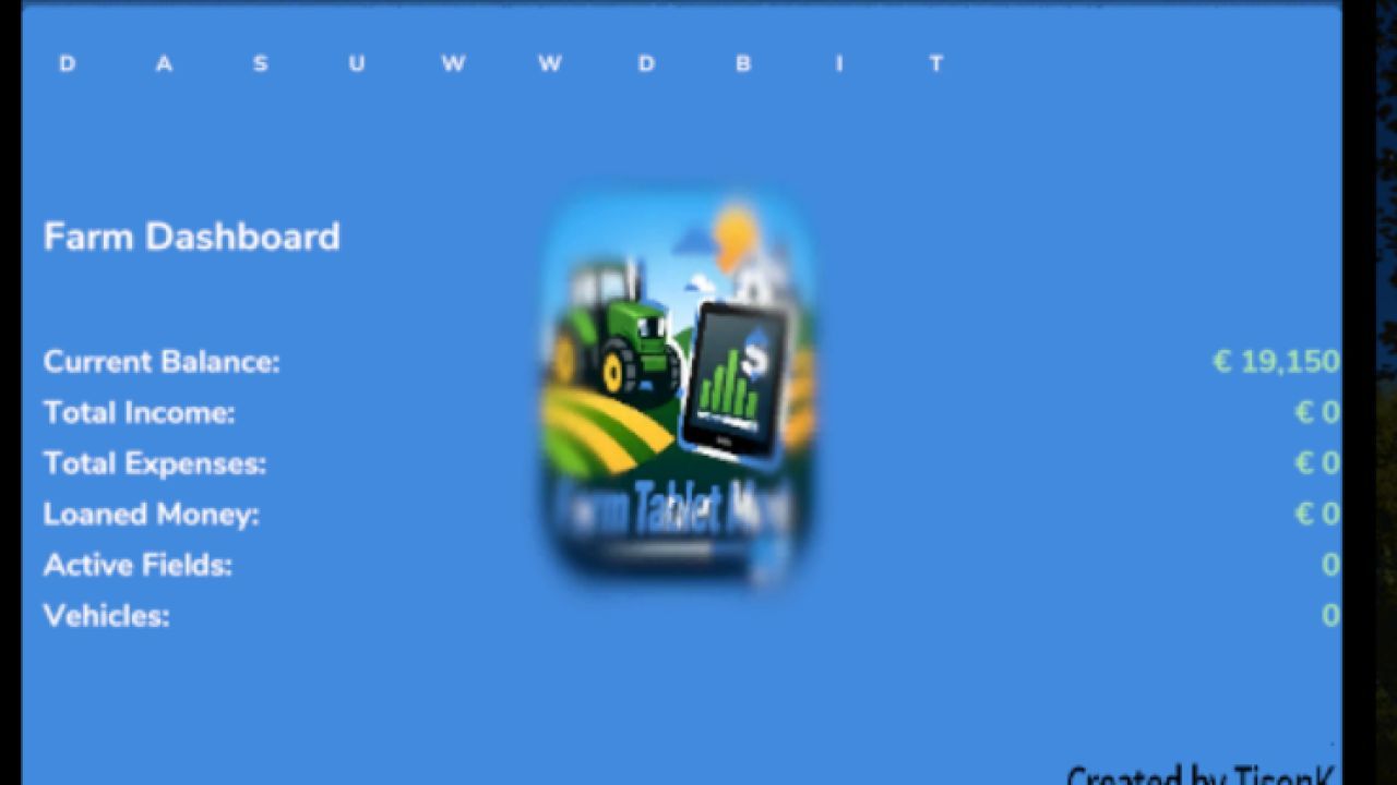 Efektywny Farm Tablet dla Farming Simulator 25 — Wygodny Tablet-Hub (FS25)