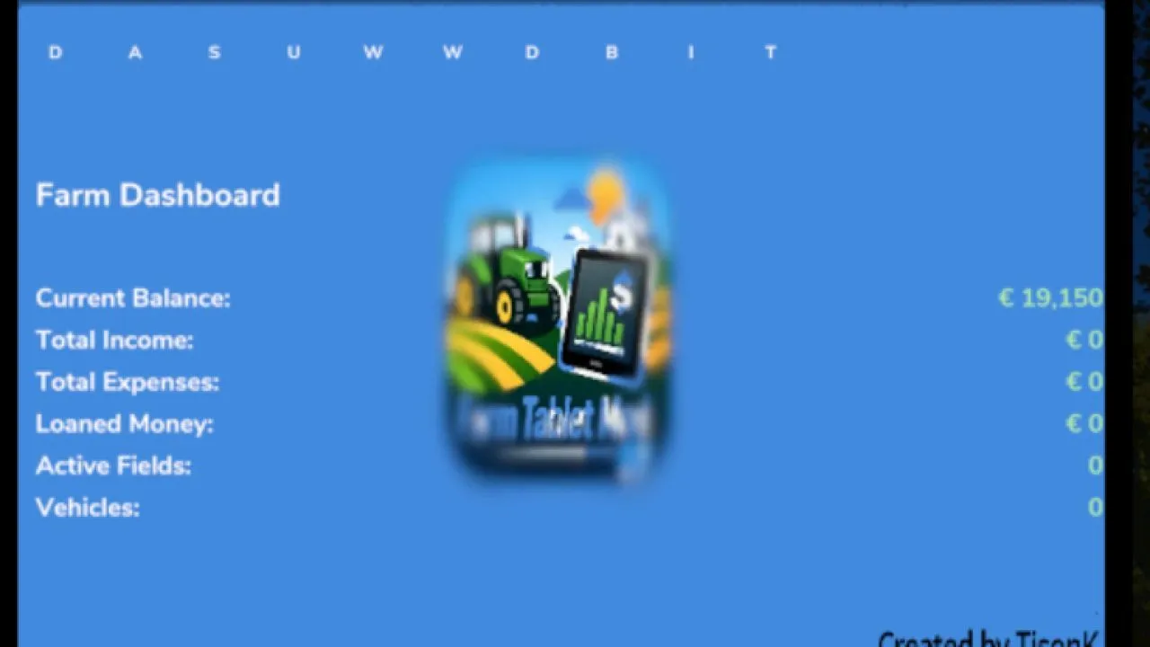 Effizientes Farm Tablet für Farming Simulator 25 — Bequemer Hub-Tablet (FS25)