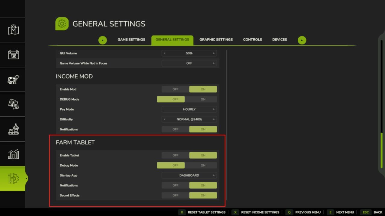 Ефективний Farm Tablet для Farming Simulator 25 — Зручний Планшет-Хаб (FS25) - Скріншоти