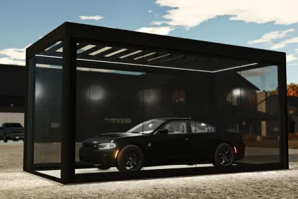 Modern Showroom Container — Stylish Garage-Showroom for Cars in Farming Simulator 25 — 1