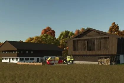 Автентична Ферма Farmhouse Loderer (1820) для Farming Simulator 25 — Хлів, Майстерня та Сінник — 3