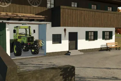 Автентична Ферма Farmhouse Loderer (1820) для Farming Simulator 25 — Хлів, Майстерня та Сінник — 4