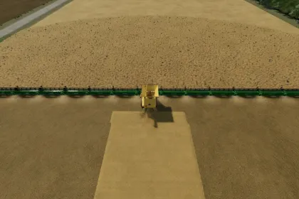 Комбайн John Deere з жаткою 100 метрів для Farming Simulator 22