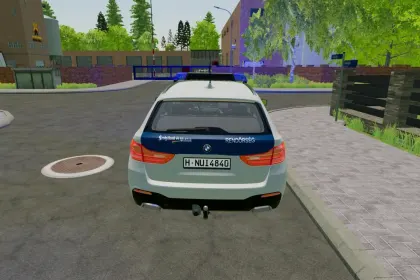 Skin BMW 5-Series Touring G31 Polizei Ungarn für Farming Simulator 22 — 4