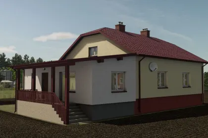 Gemütliches Europäisches Haus für Farming Simulator 25 — Übernachtung auf der Farm — 2