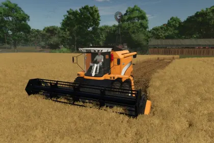 Потужний Комбайн Valtra BC4500 (4x2/4x4) для Швидкого Збирання врожаю у FS25