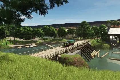 Легендарна Карта Pirambeiras Map для Farming Simulator 25 — Бразильські Пагорби та Великі Поля — 1