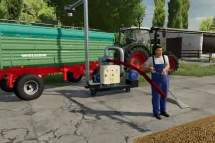 System przenośnika pneumatycznego JASKO do Farming Simulator 22