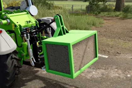 Ефективна Вага Lizard Homemade 1900 Kg для Ідеального Балансу Трактора в FS25