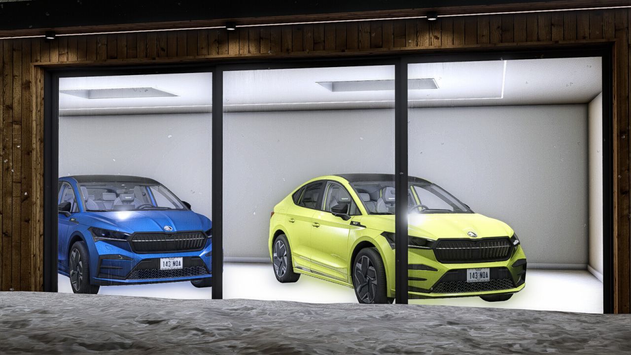 Moderne Autohäuser Car Showroom für Farming Simulator 25 — Stilvolle Garage für Technik