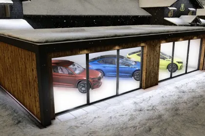 Moderne Autohäuser Car Showroom für Farming Simulator 25 — Stilvolle Garage für Technik — 6