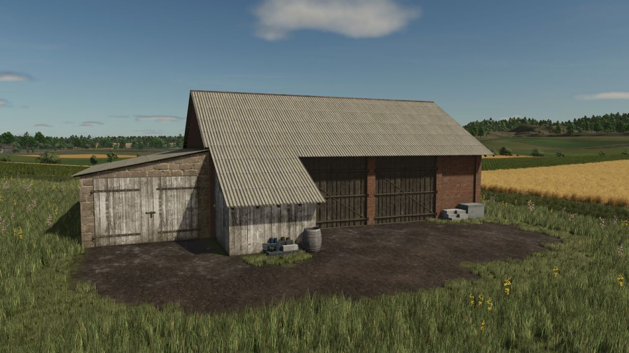 Ефективний Пакет Сарїв Barns Package для Зберігання Техніки у Farming Simulator 25 - Скріншоти