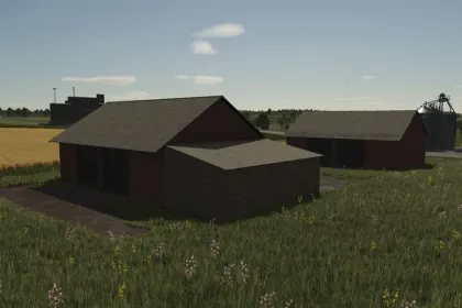 Ефективний Пакет Сарїв Barns Package для Зберігання Техніки у Farming Simulator 25 — 4