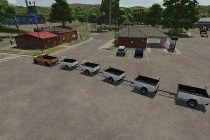 Ефективний Причіп PickUp Trailer для Пікапів 1986 та 2017 у Farming Simulator 25 — 1