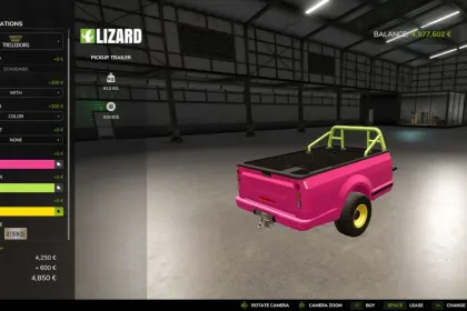 Ефективний Причіп PickUp Trailer для Пікапів 1986 та 2017 у Farming Simulator 25 — 3