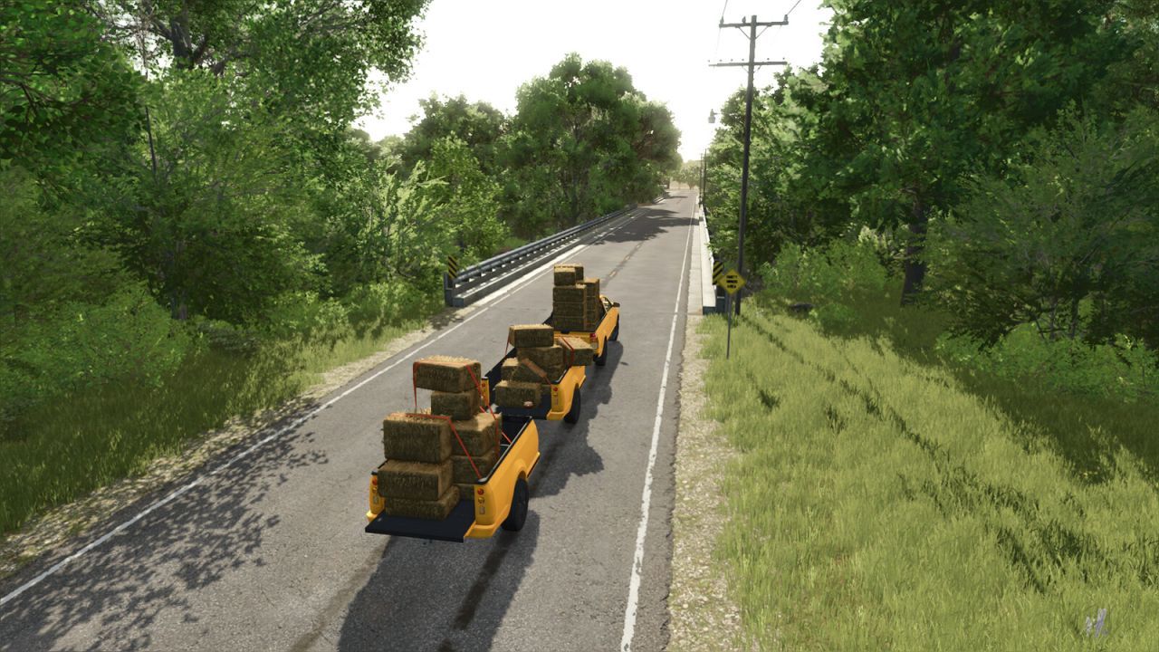 Ефективний Причіп PickUp Trailer для Пікапів 1986 та 2017 у Farming Simulator 25