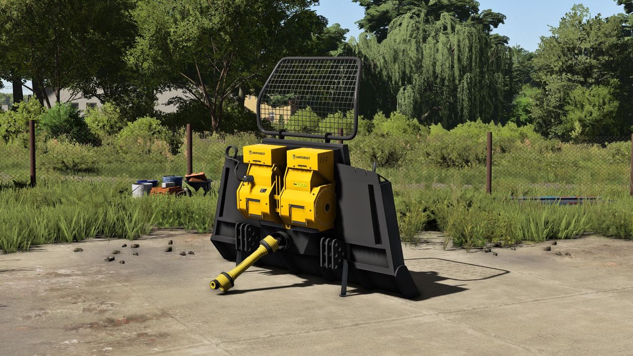 Лісозаготівельний причіп Uniforest 2x90GKX для Farming Simulator 22