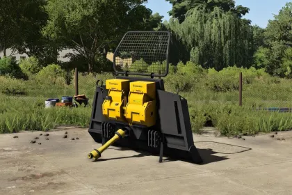 Лісозаготівельний причіп Uniforest 2x90GKX для Farming Simulator 22