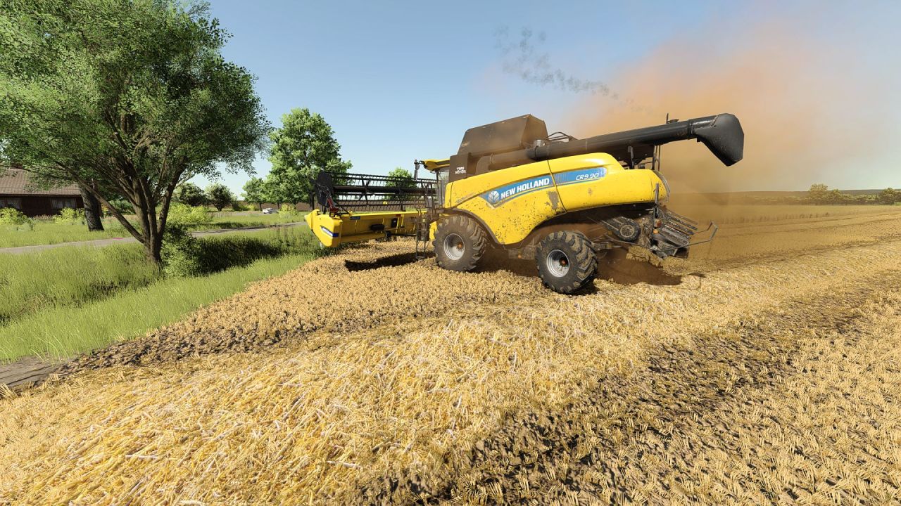 Harvester New Holland CR 9.90 for Farming Simulator 25