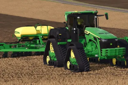 Traktor John Deere 8RX540 o dużej mocy i bocznych zbiornikach do Farming Simulator 25 — 3