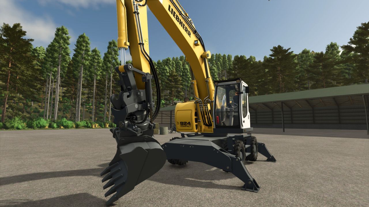 Bagger Liebherr R924 Compact für Farming Simulator 25