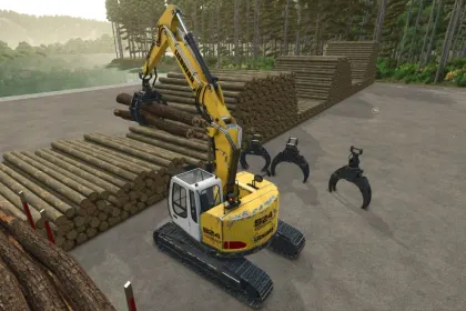 Bagger Liebherr R924 Compact für Farming Simulator 25 — 5
