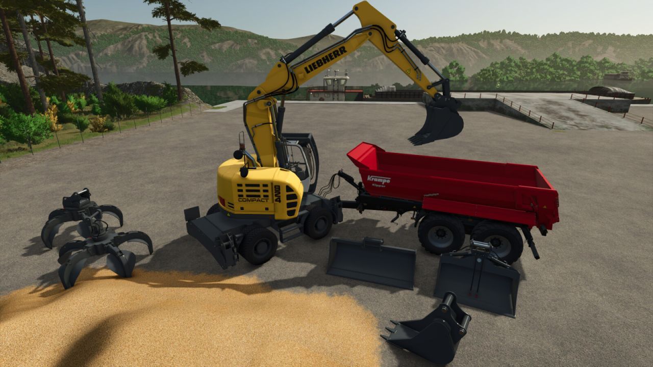 Bagger Liebherr R924 Compact für Farming Simulator 25