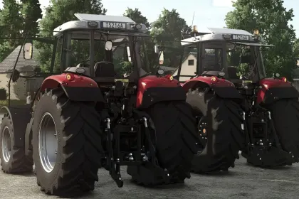 Legendarny Traktor Massey Ferguson 6480 — Elastyczne Konfiguracje i Wsparcie dla Pasażera dla FS25 — 2