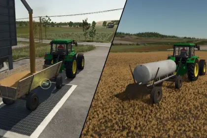 Legendärer Anhänger Old Wooden Wagon — Holz Universal für Farming Simulator 25