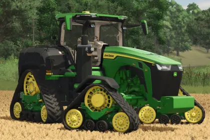 Traktor John Deere 8RX z zbiornikami ExactRate do Farming Simulator 25