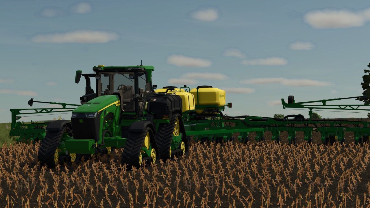 Traktor John Deere 8RX z zbiornikami ExactRate do Farming Simulator 25