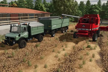 Легендарний Mercedes-Benz Unimog U1250/U1450/U1650 — Універсальний Вантажівка-Роботяга для FS25 — 2