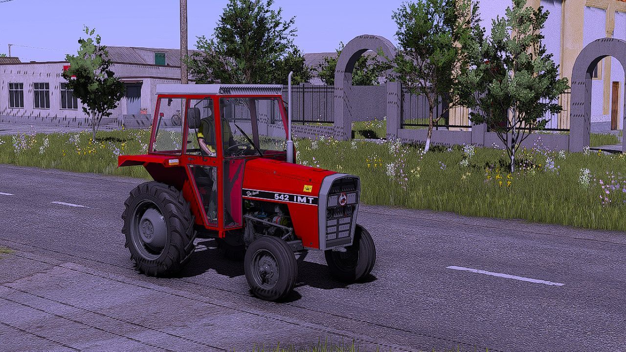 Traktor IMT 542 Deluxe do Farming Simulator 25