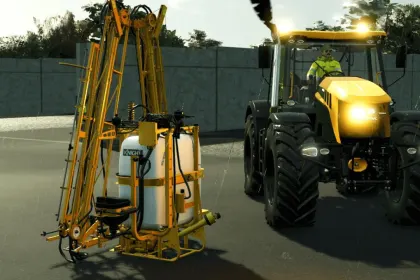 Ефективний Обприскувач KNIGHT Mounted Sprayer — Точне Внесення до 18 м у FS25 — 2