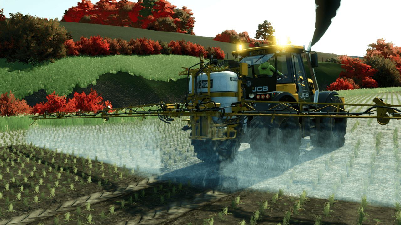 Ефективний Обприскувач KNIGHT Mounted Sprayer — Точне Внесення до 18 м у FS25