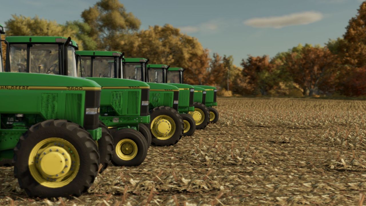 Traktor John Deere 7000 i 7010 Series do Farming Simulator 25
