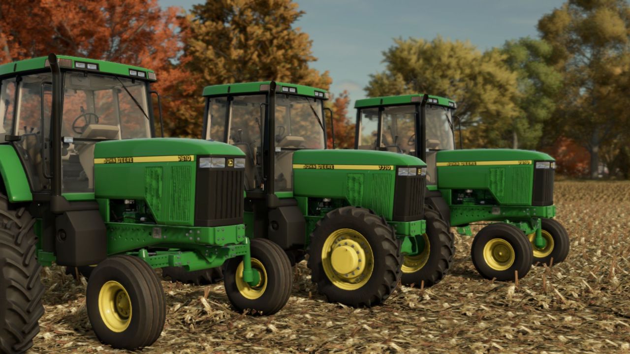 Traktor John Deere 7000 i 7010 Series do Farming Simulator 25