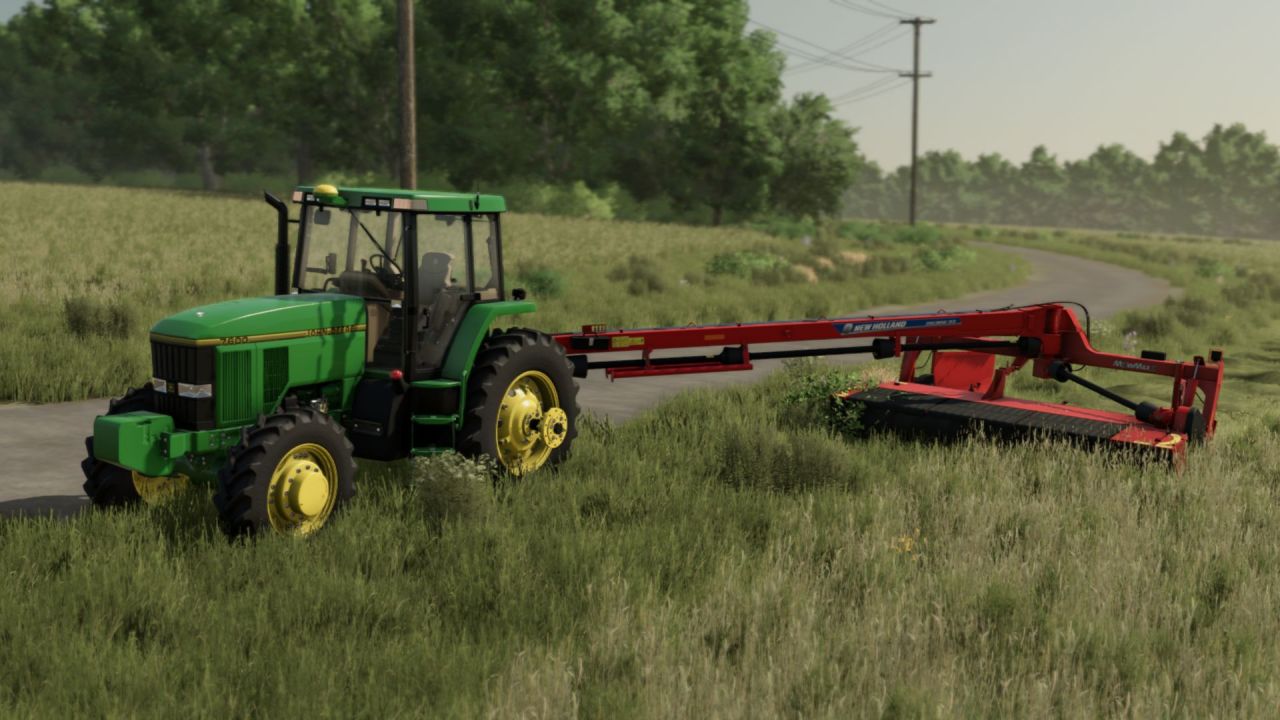 Traktor John Deere 7000 i 7010 Series do Farming Simulator 25